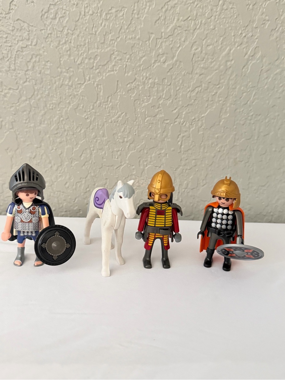 Vintage Playmobil/Geobra Toys Roman Gladiator and Horse Set